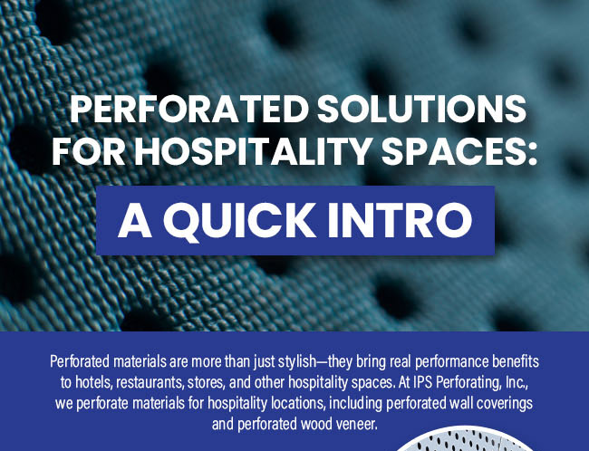 Perforated Solutions for Hospitality Spaces: A Quick Intro [infographic ...